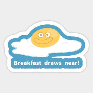 A hero's breakfast. Sticker